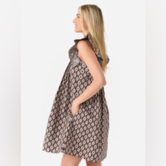 NWOT Evi Grintela Mona Mini Dress with Flutter Sleeves  Size XS - Picture 2 of 3